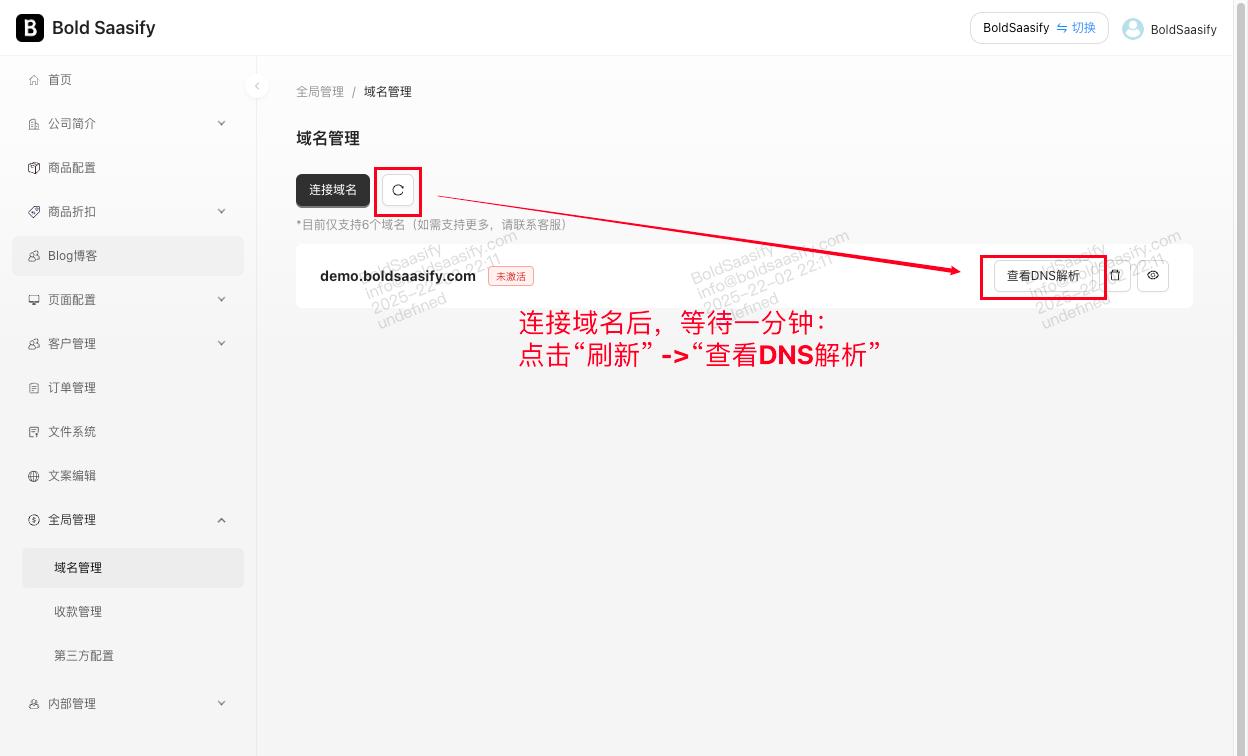 BoldSaasify连接域名-2